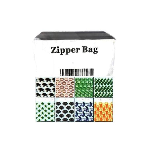 1000 x Zipper Branded 2 x 2S Printed Crown Baggies