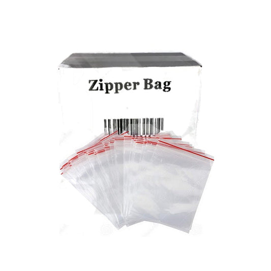 1000 Zipper Branded  2 x 2A Clear Bags